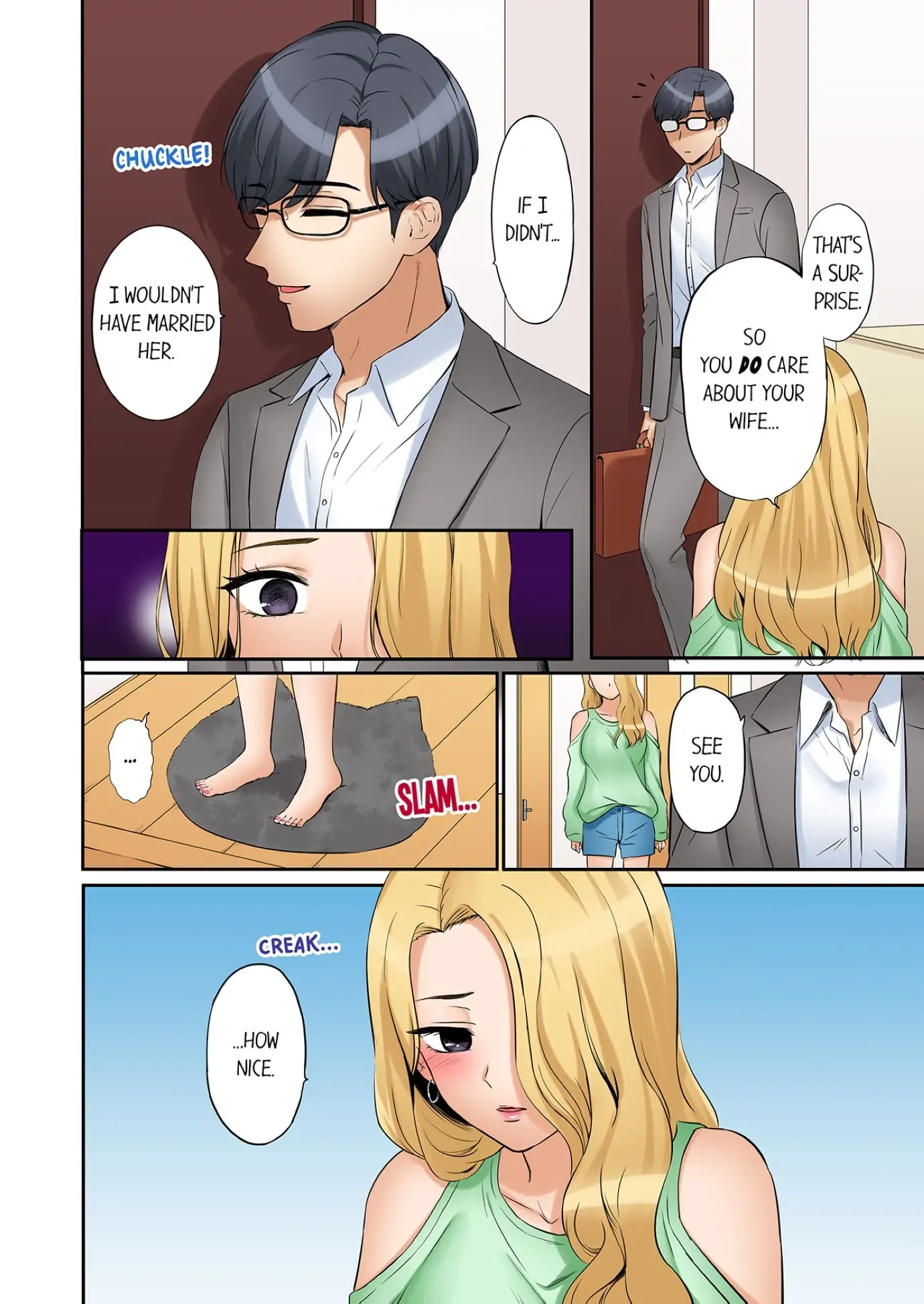 "Ato 3-kai wa Ikeru yo ne?" Otto no Kitaku Mae, Zetsurin Gitei ni Nando mo Hametaosareru Tsuma Chapter 35 page 8 - 