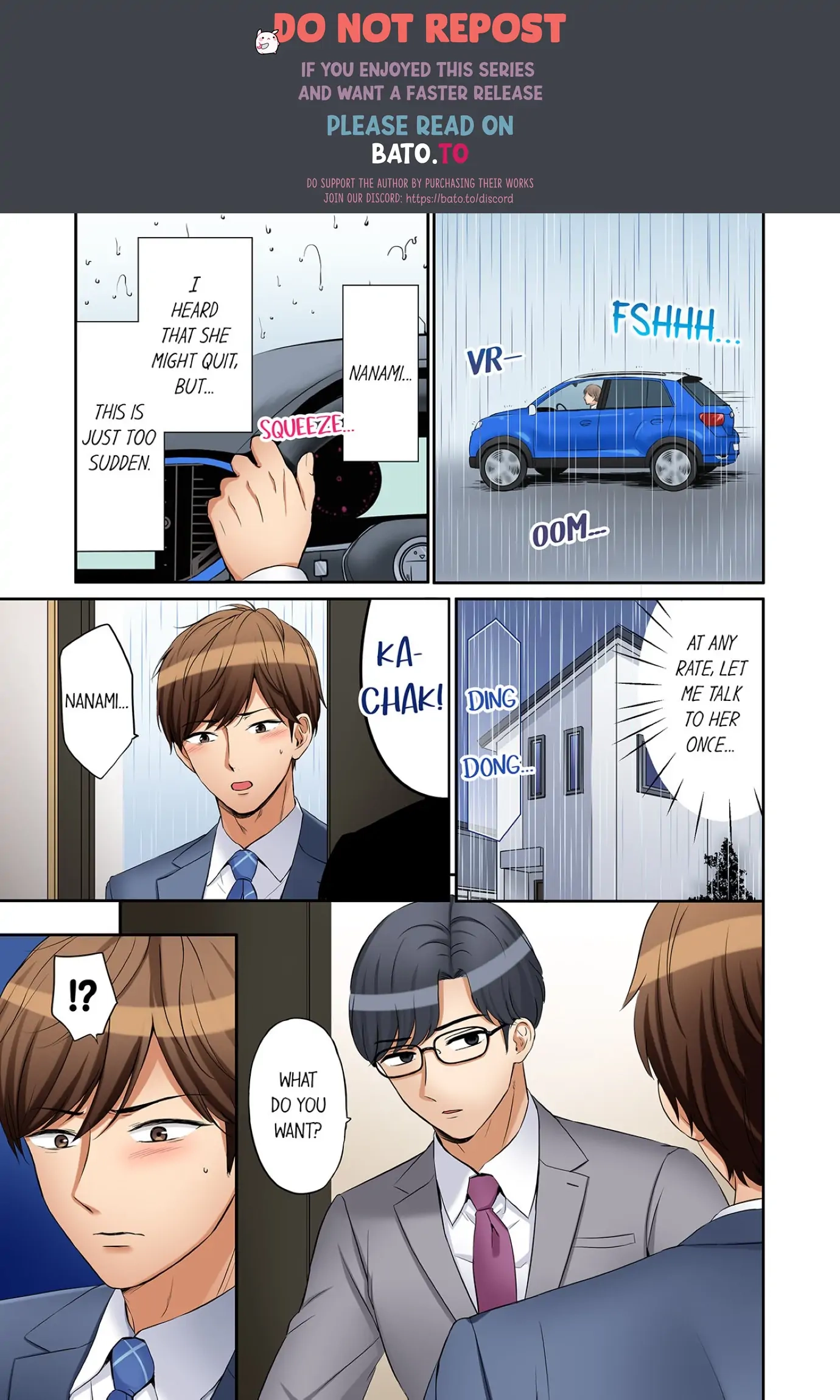 "Ato 3-kai wa Ikeru yo ne?" Otto no Kitaku Mae, Zetsurin Gitei ni Nando mo Hametaosareru Tsuma Chapter 37 page 1 - 