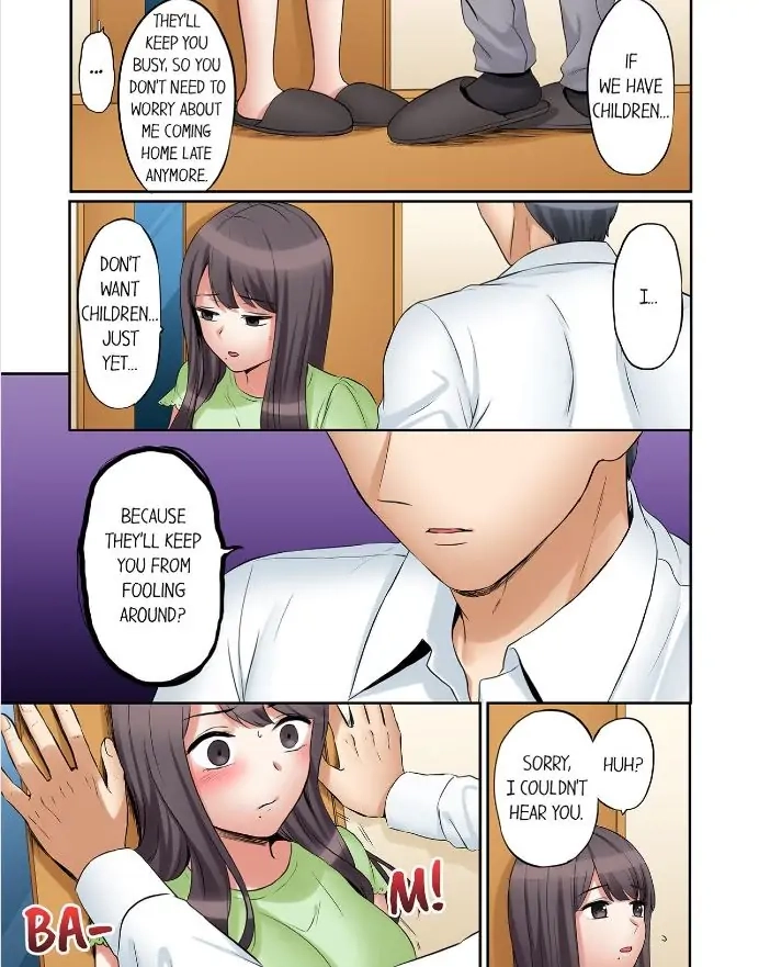 "Ato 3-kai wa Ikeru yo ne?" Otto no Kitaku Mae, Zetsurin Gitei ni Nando mo Hametaosareru Tsuma Chapter 41 page 3 - 