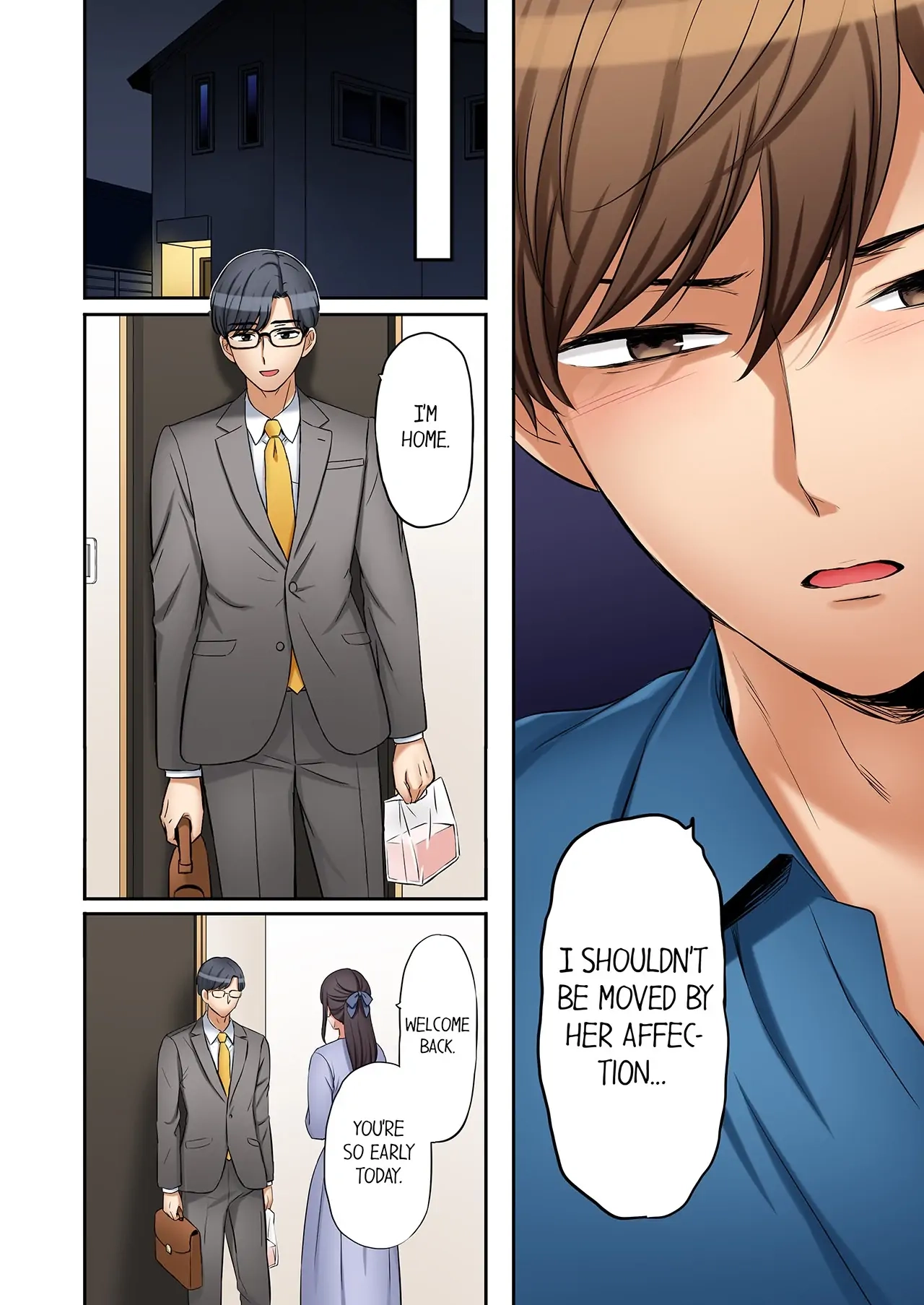 "Ato 3-kai wa Ikeru yo ne?" Otto no Kitaku Mae, Zetsurin Gitei ni Nando mo Hametaosareru Tsuma Chapter 43 page 4 - 
