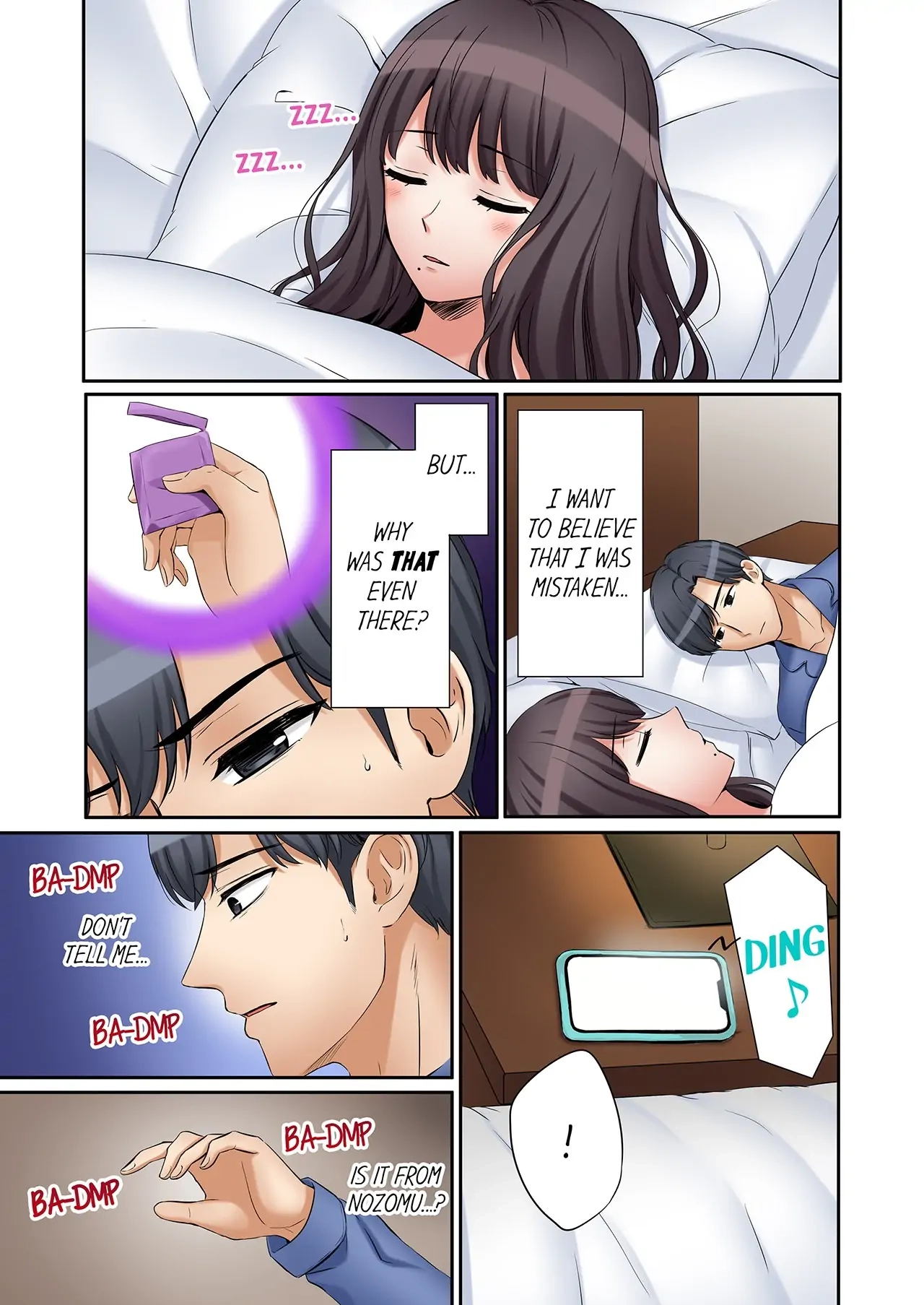 "Ato 3-kai wa Ikeru yo ne?" Otto no Kitaku Mae, Zetsurin Gitei ni Nando mo Hametaosareru Tsuma Chapter 45 page 5 - 