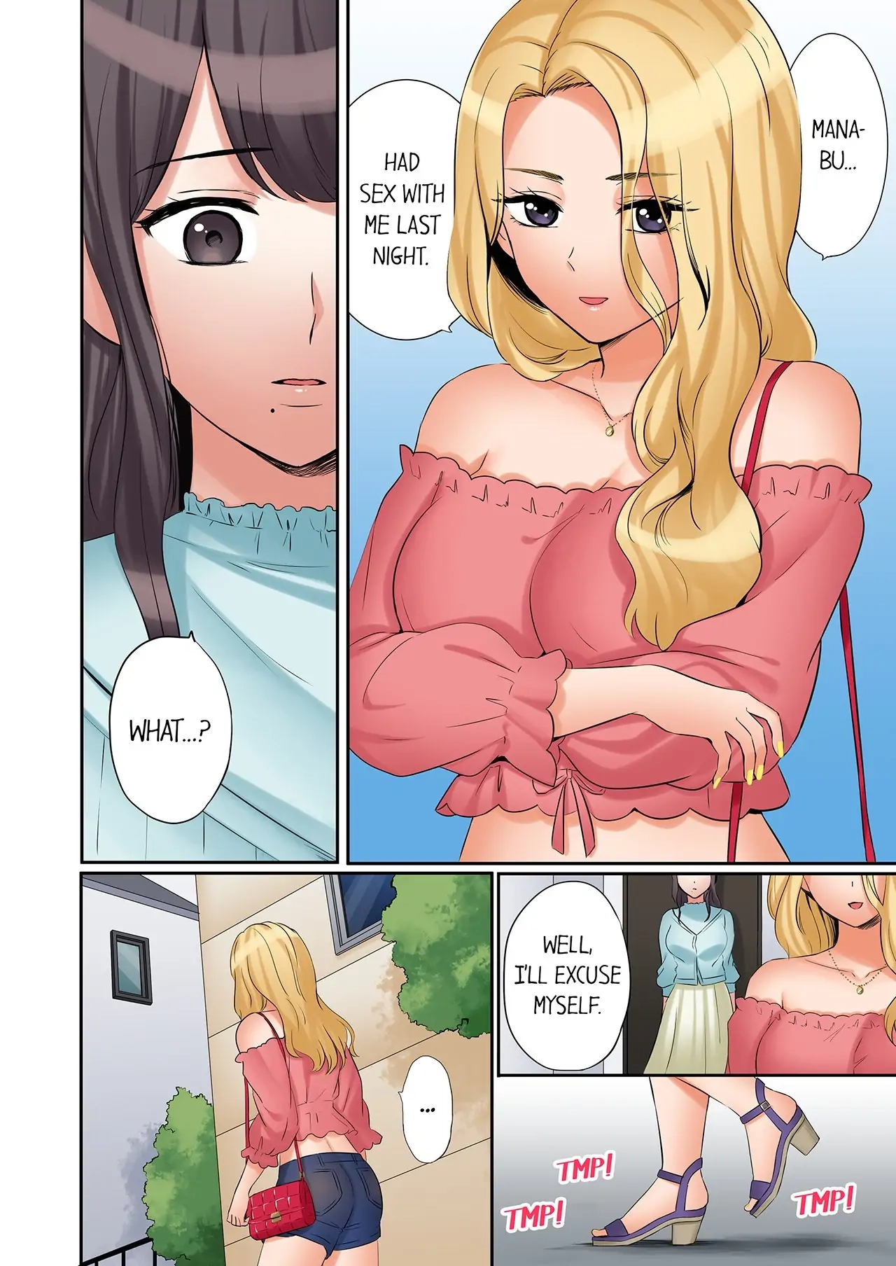 "Ato 3-kai wa Ikeru yo ne?" Otto no Kitaku Mae, Zetsurin Gitei ni Nando mo Hametaosareru Tsuma Chapter 49 page 4 - 