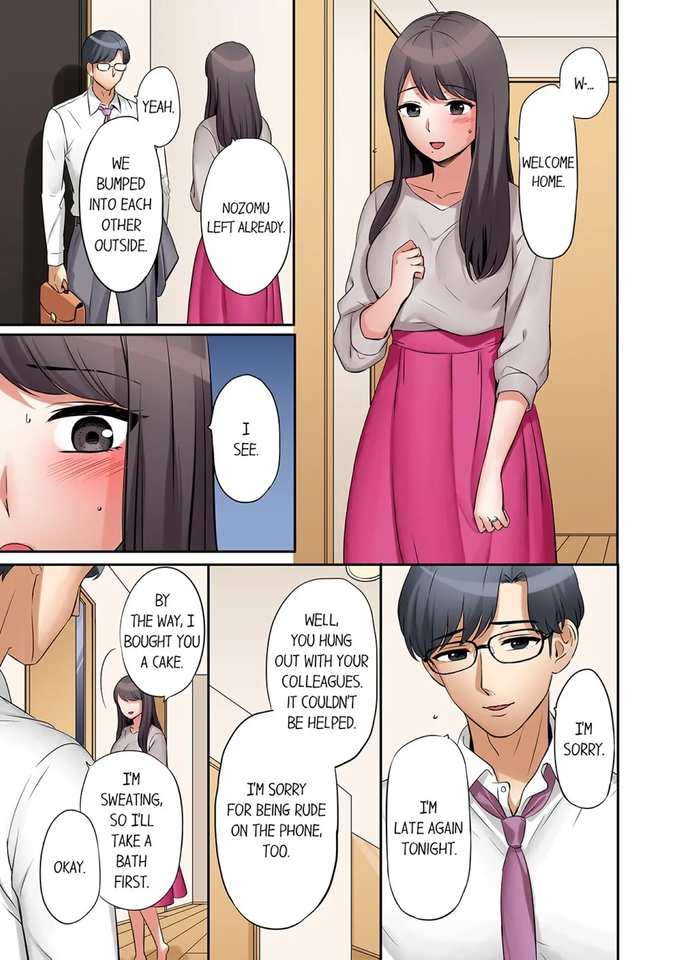"Ato 3-kai wa Ikeru yo ne?" Otto no Kitaku Mae, Zetsurin Gitei ni Nando mo Hametaosareru Tsuma Chapter 5 page 5 - 