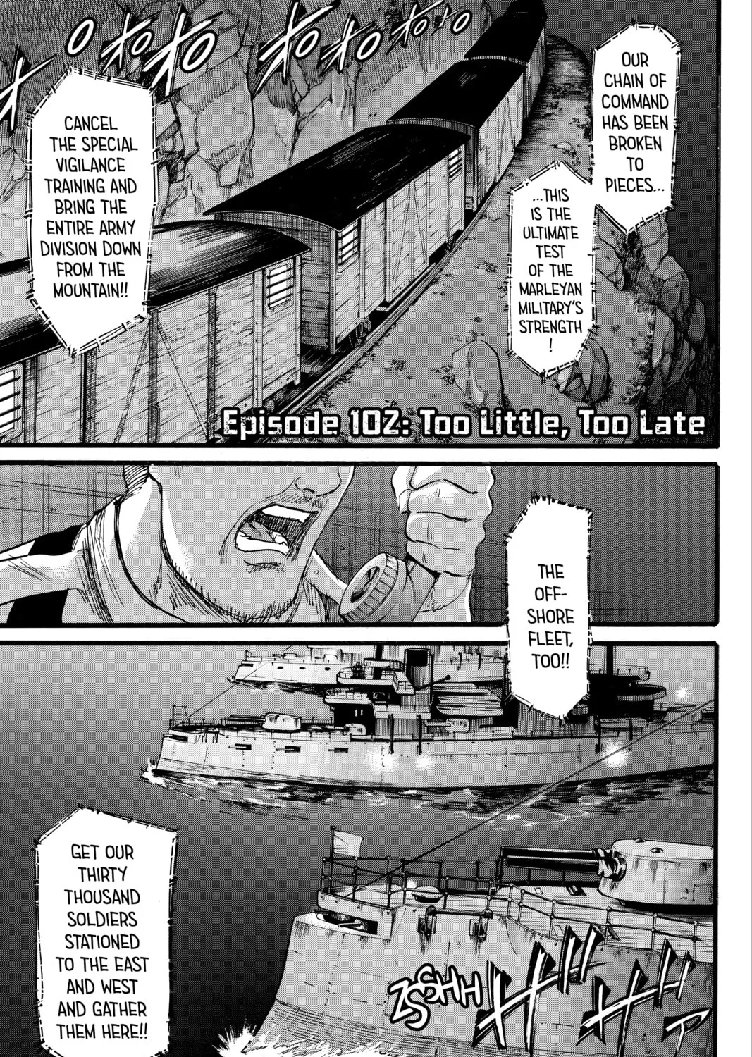 Attack on Titan Chapter 102 page 1 - 