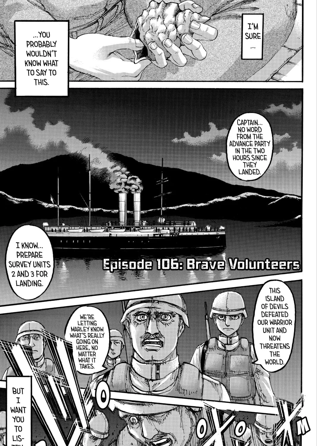 Attack on Titan Chapter 106 page 1 - 