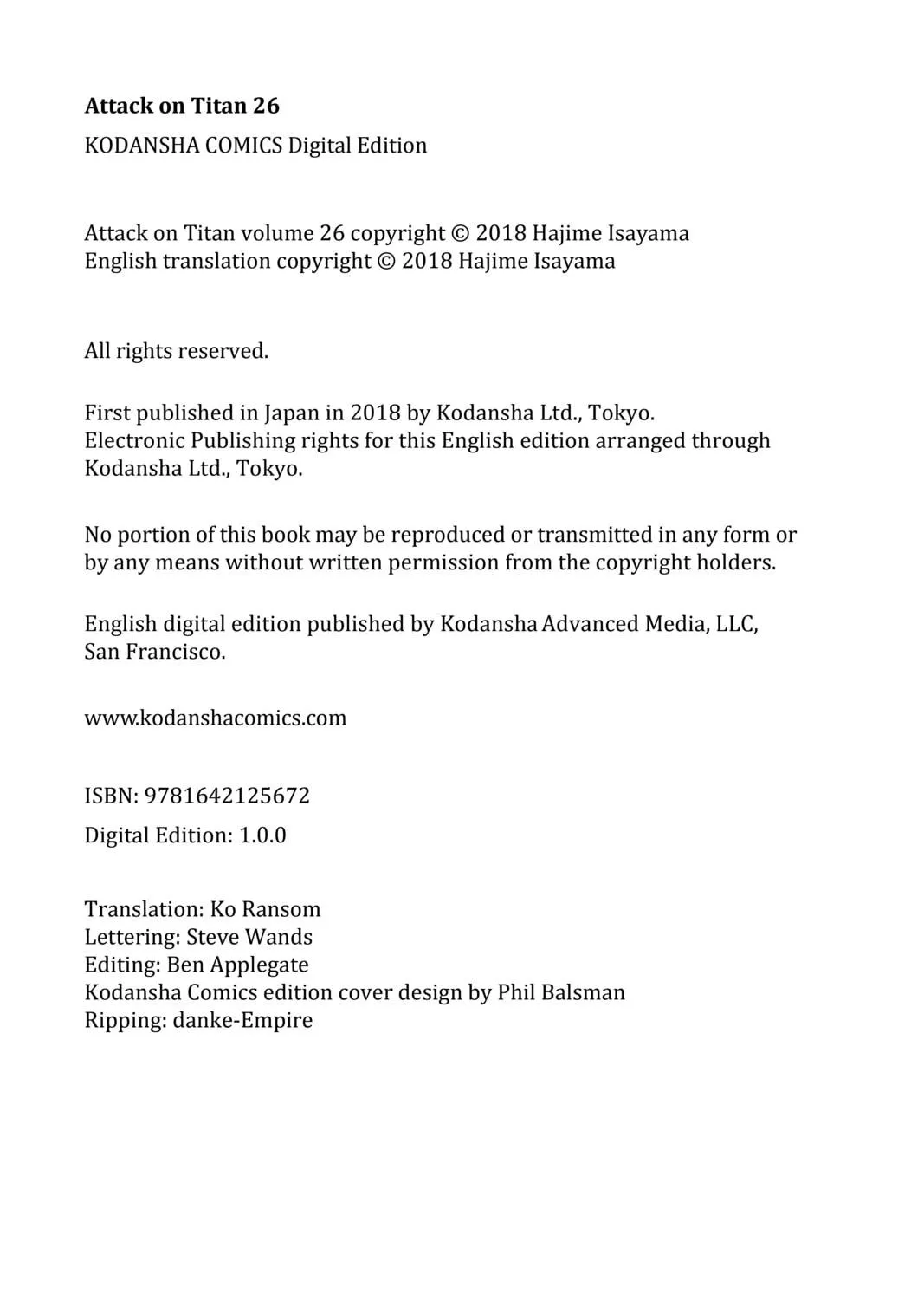 Attack on Titan Chapter 106 page 95 - 