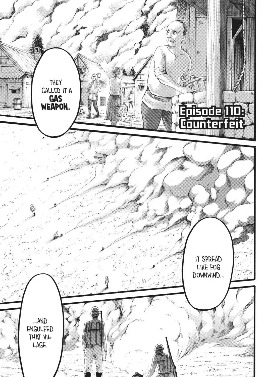 Attack on Titan Chapter 110 page 1 - 