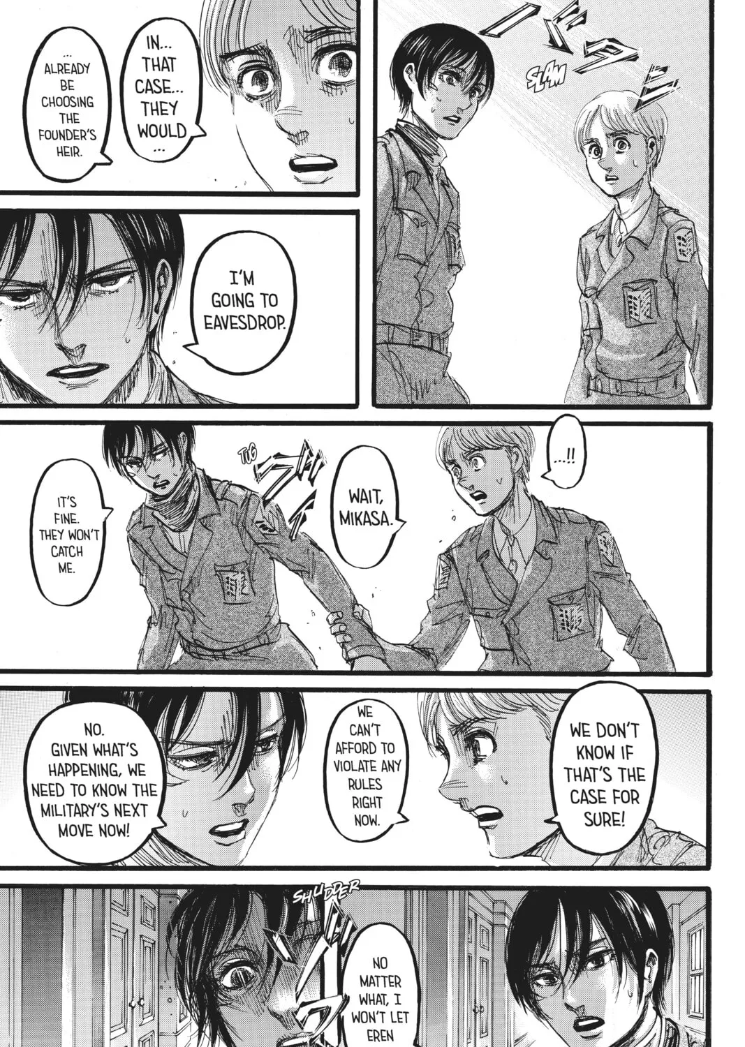 Attack on Titan Chapter 110 page 57 - 