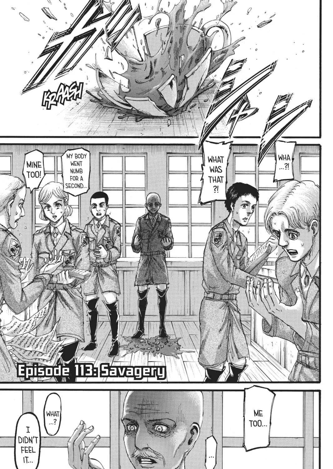 Attack on Titan Chapter 113 page 1 - 