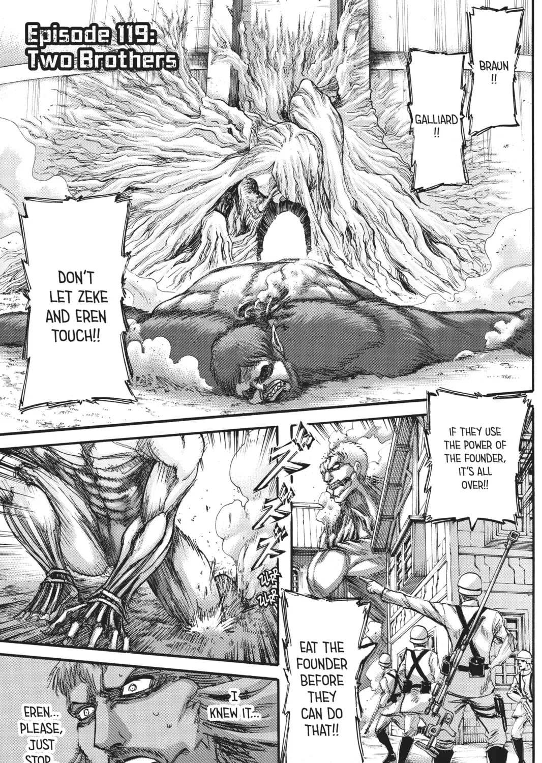 Attack on Titan Chapter 119 page 1 - 