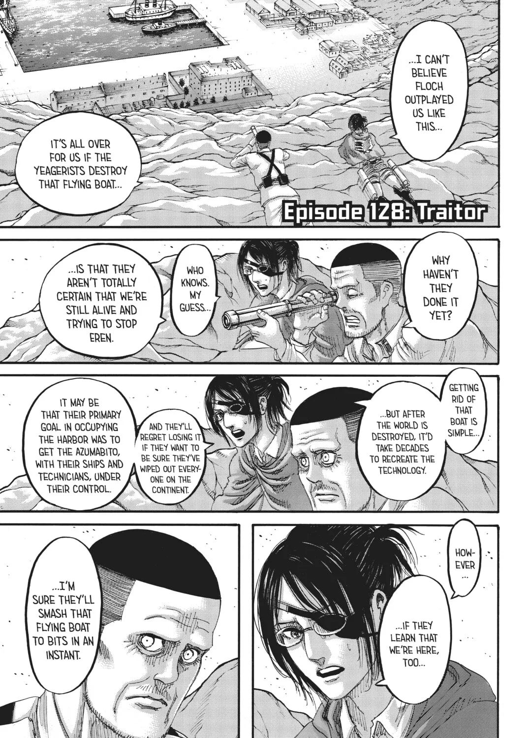 Attack on Titan Chapter 128 page 1 - 