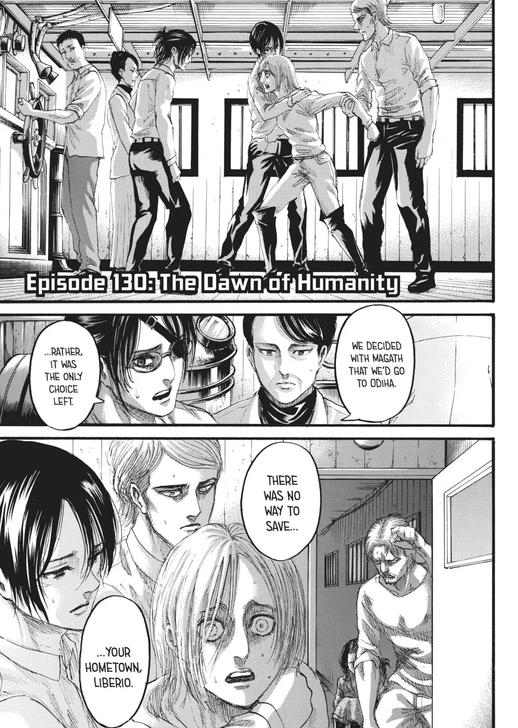Attack on Titan Chapter 130 page 1 - 