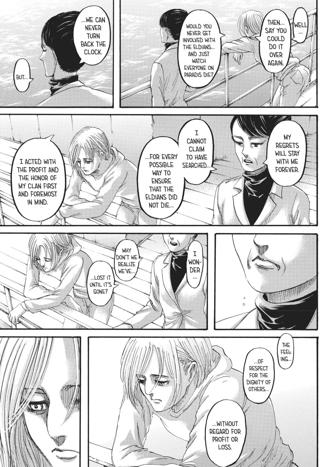 Attack on Titan Chapter 133 page 55 - 