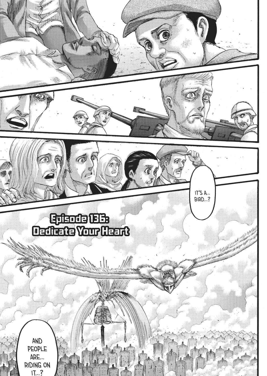 Attack on Titan Chapter 136 page 1 - 
