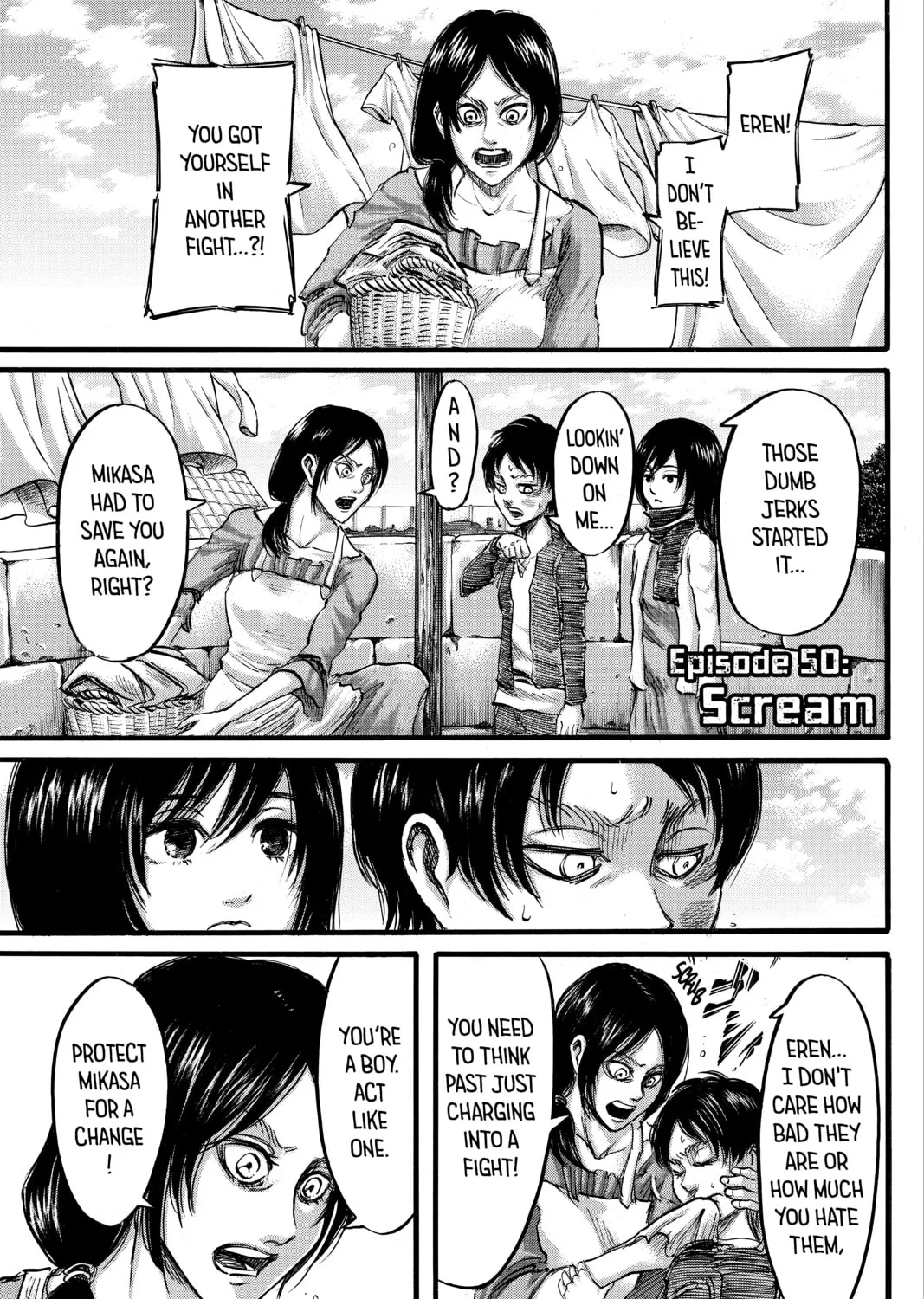 Attack on Titan Chapter 50 page 1 - 