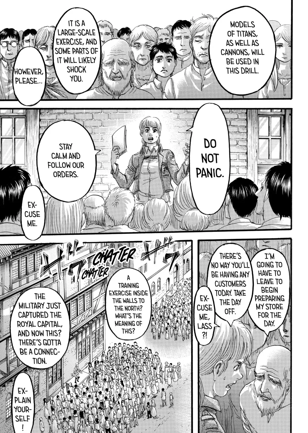Attack on Titan Chapter 68 page 1 - 
