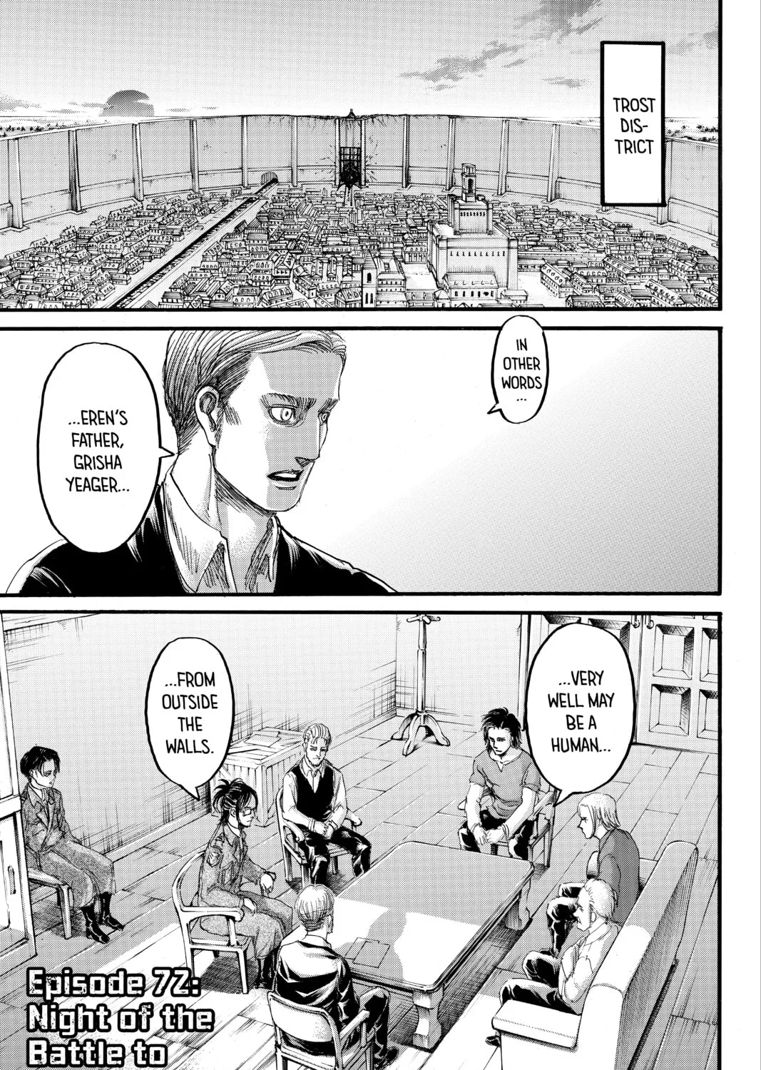 Attack on Titan Chapter 72 page 1 - 