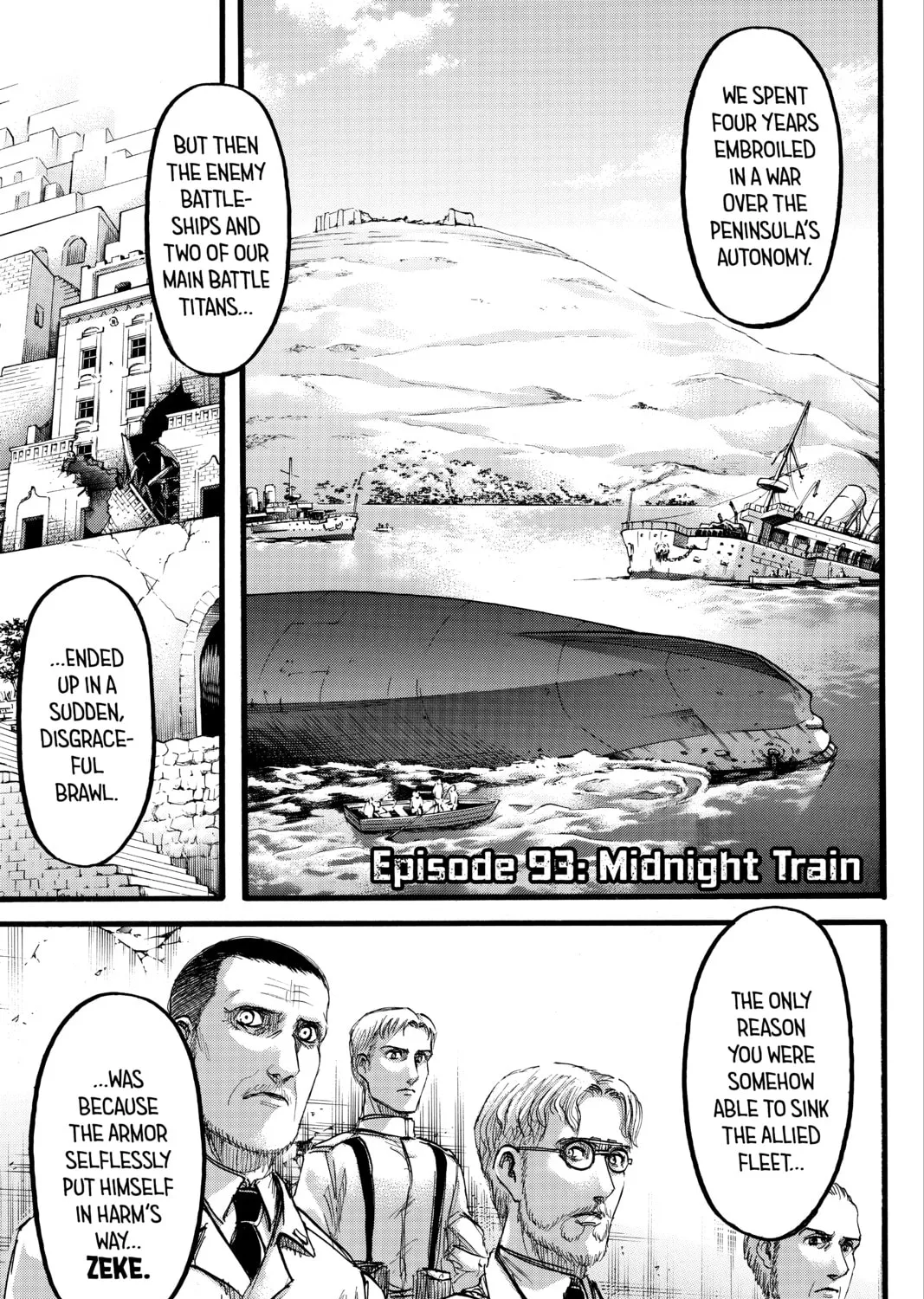 Attack on Titan Chapter 93 page 1 - 