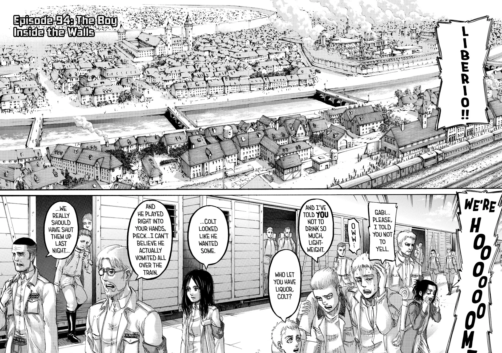 Attack on Titan Chapter 94 page 3 - 