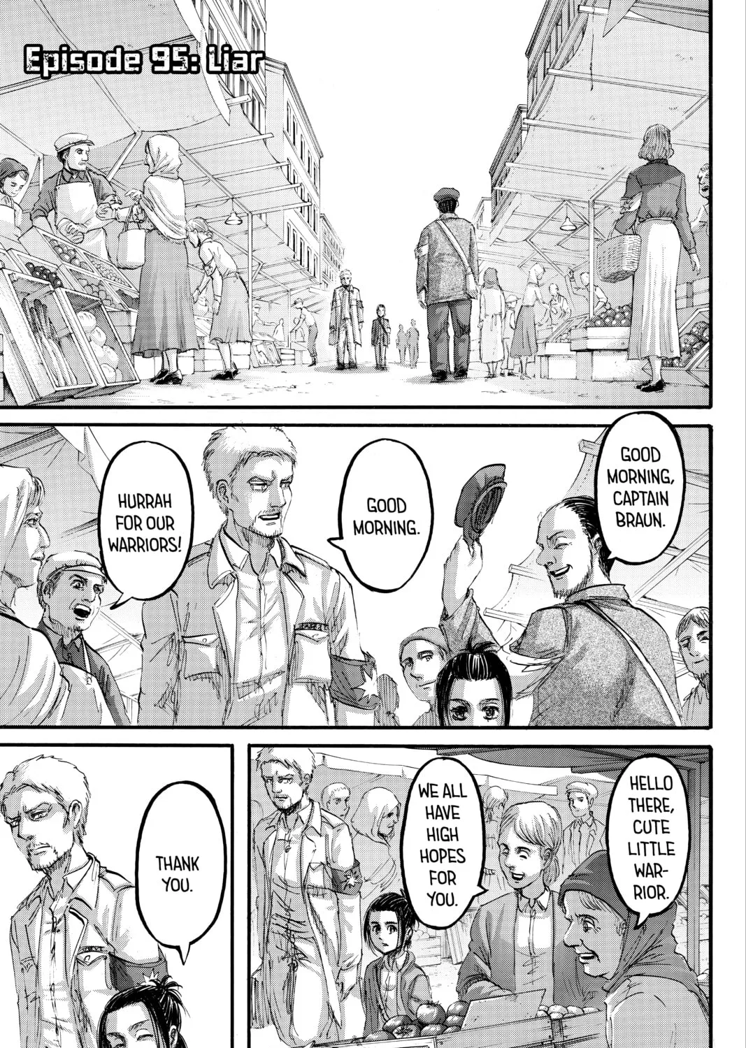 Attack on Titan Chapter 95 page 1 - 