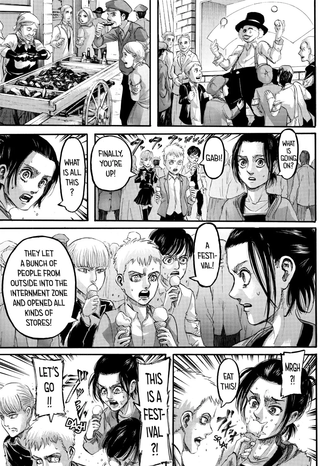 Attack on Titan Chapter 98 page 73 - 