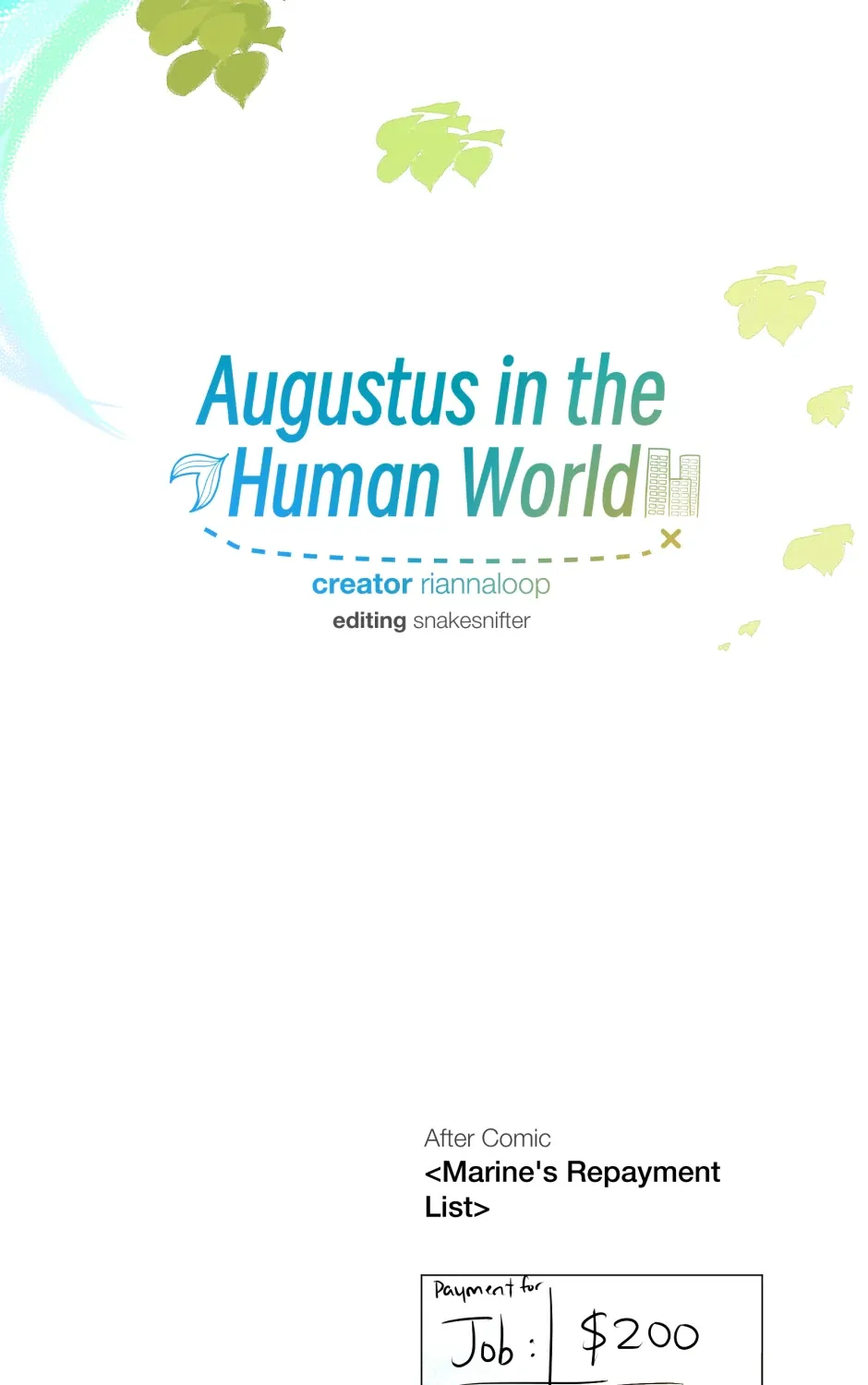 Augustus in the Human World Chapter 2 page 64 - 