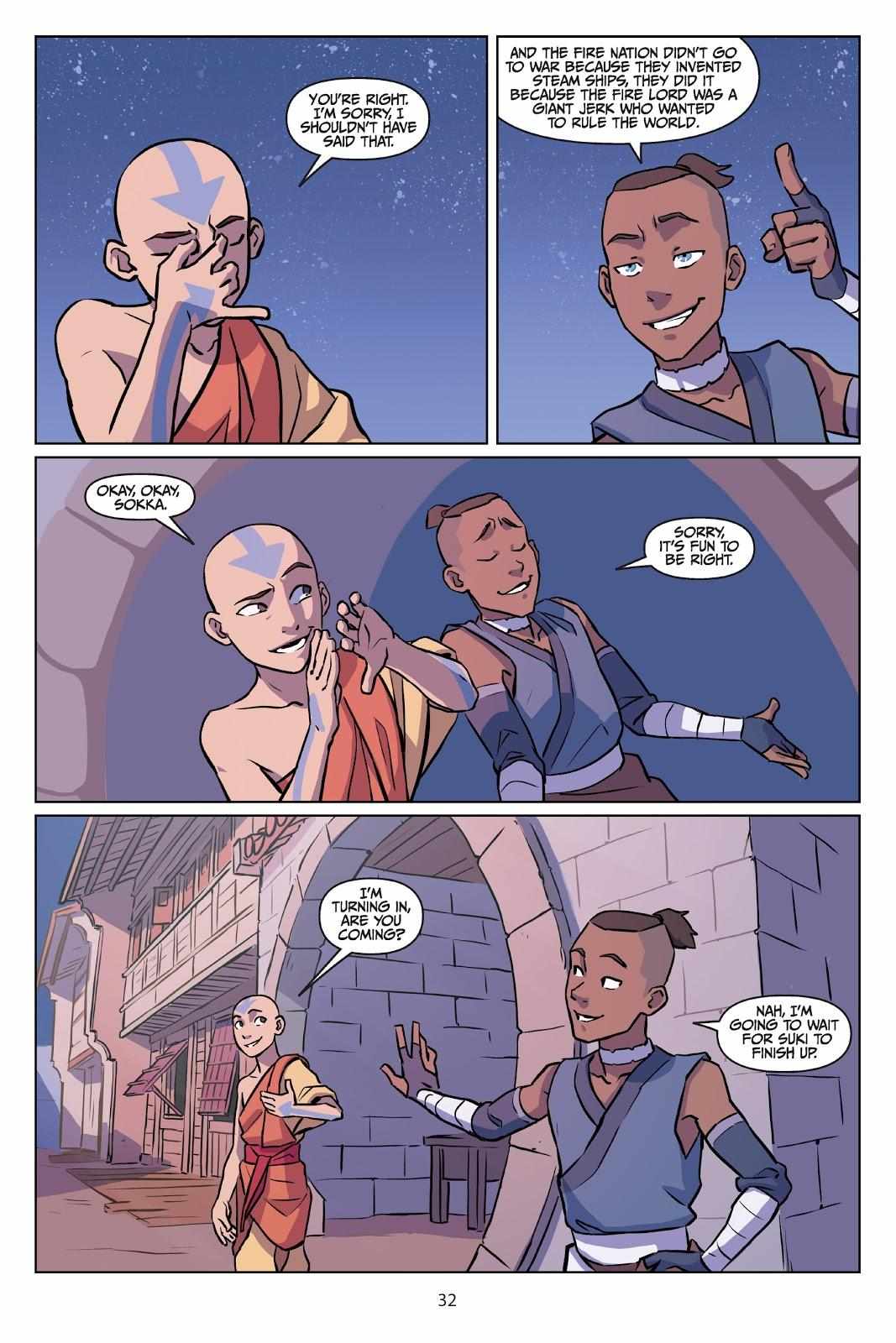 Avatar: The Last Airbender - Imbalance Chapter 3.2 page 34 - 