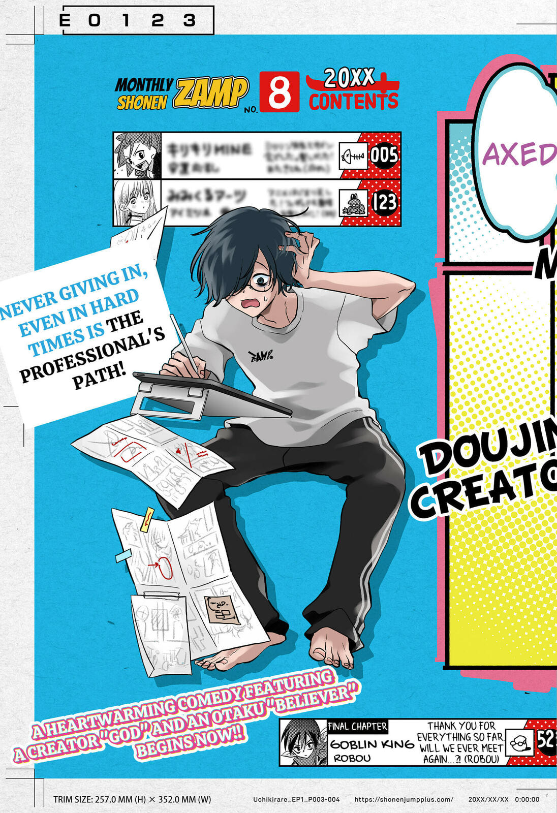 Axed Mangaka and Doujin Creator Chapter 1 page 5 - 