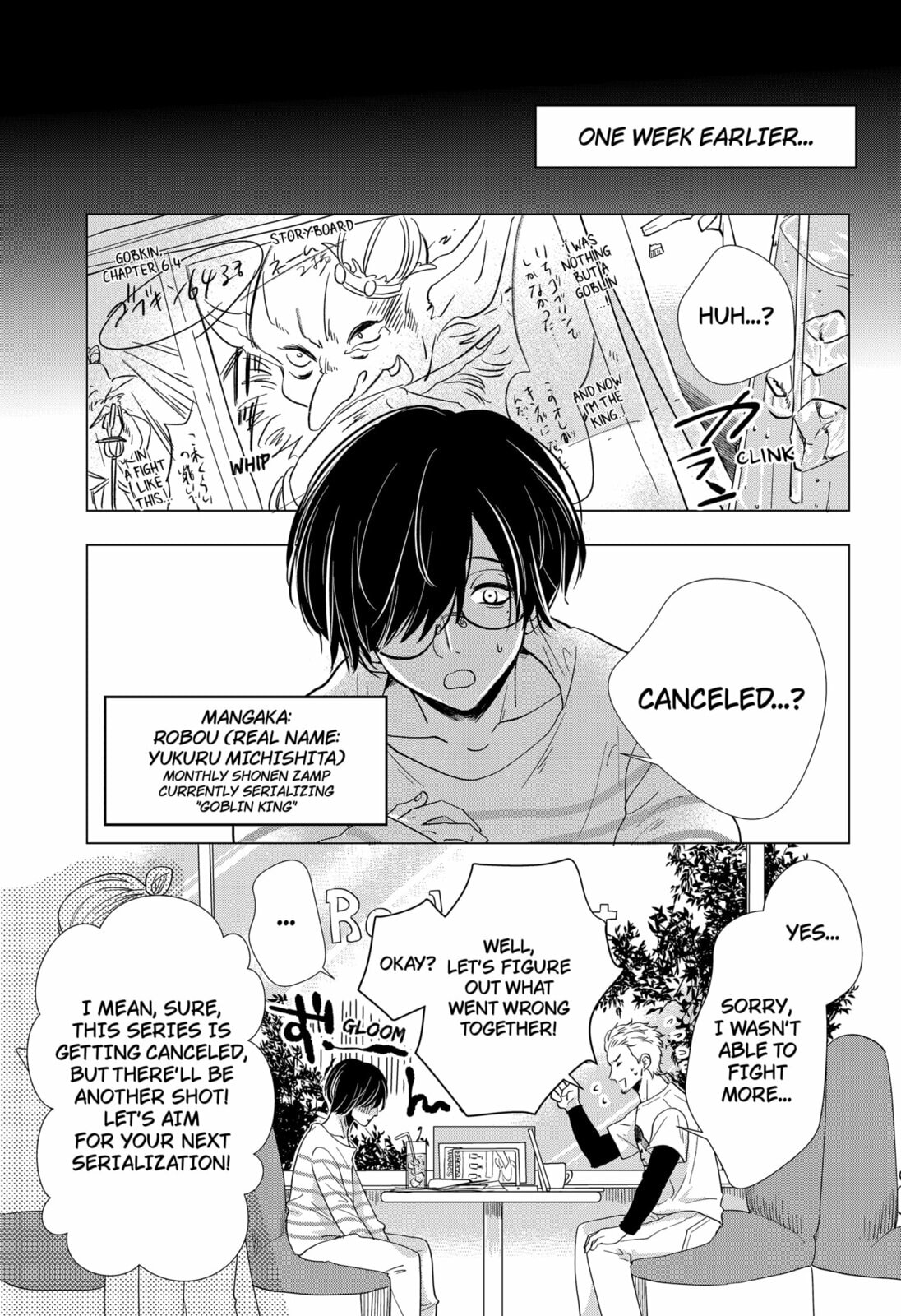 Axed Mangaka and Doujin Creator Chapter 1 page 7 - 
