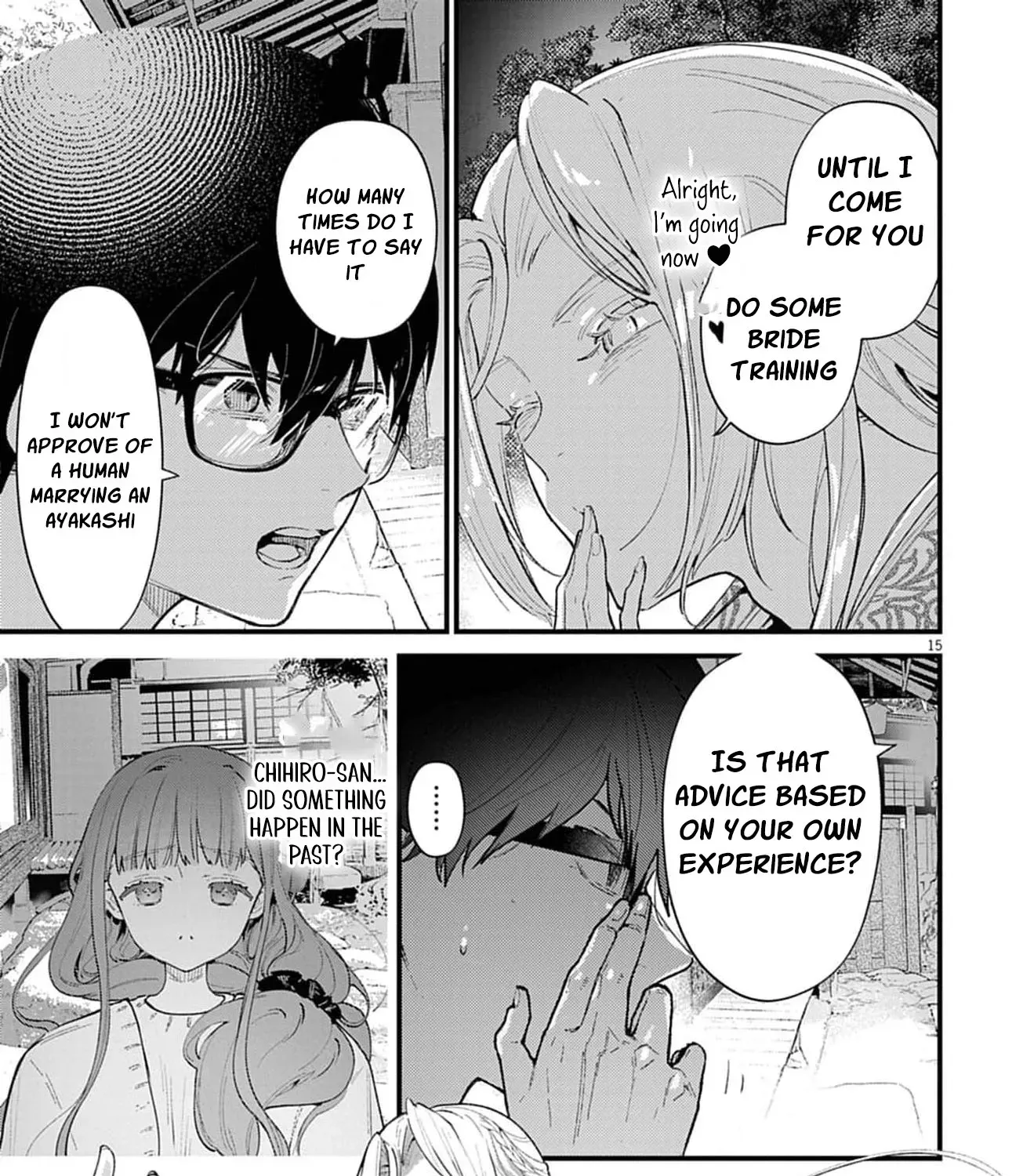 Ayakashi Yashiki no Mayakashi Fufu - Keiyaku Fufu wa Kamakura de Yokai no Tsudou ie wo Mamoru Chapter 10 page 35 - 