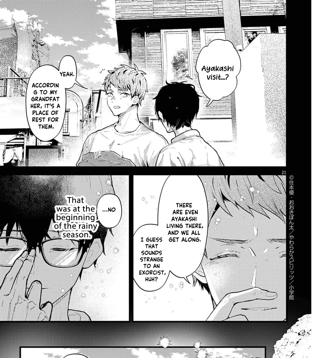 Ayakashi Yashiki no Mayakashi Fufu - Keiyaku Fufu wa Kamakura de Yokai no Tsudou ie wo Mamoru Chapter 12 page 47 - 