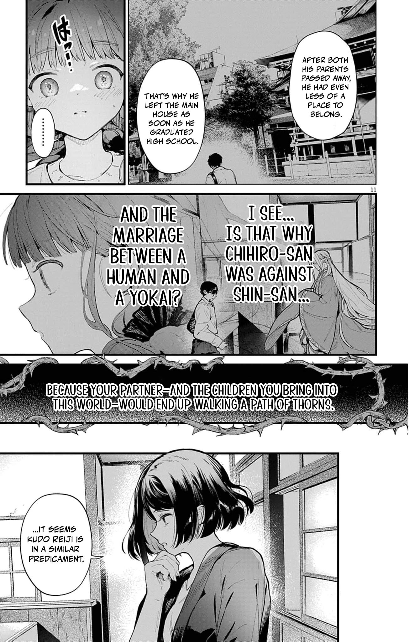Ayakashi Yashiki no Mayakashi Fufu - Keiyaku Fufu wa Kamakura de Yokai no Tsudou ie wo Mamoru Chapter 26 page 14 - 