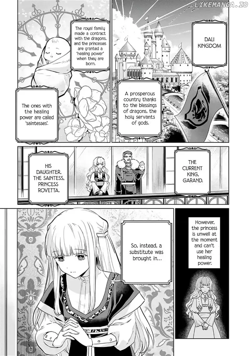 Azamukare Seijo to Shugoryuu no Konyaku Chapter 1 page 5 - 