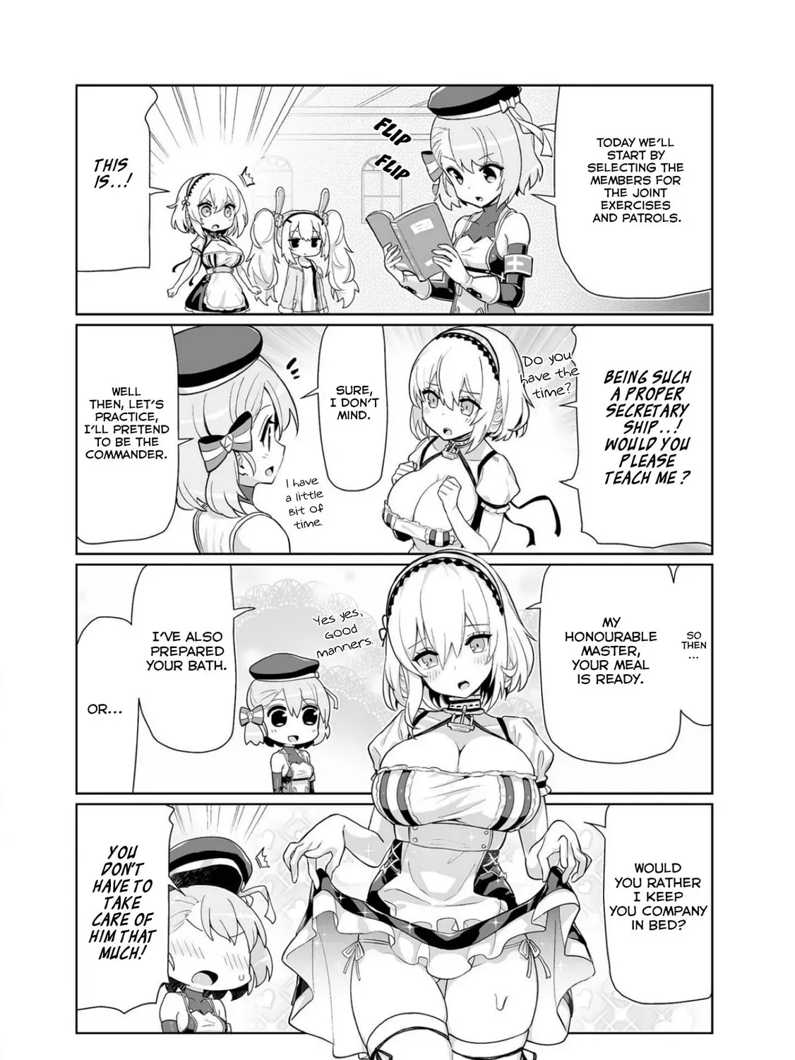 Azur Lane 4-koma: Slow Ahead! Chapter 1.1 page 5 - 