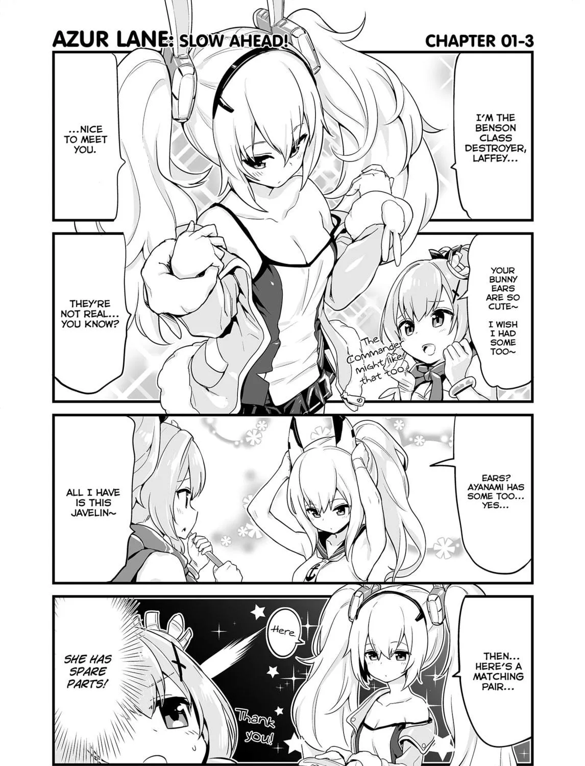 Azur Lane 4-koma: Slow Ahead! Chapter 1 page 5 - 