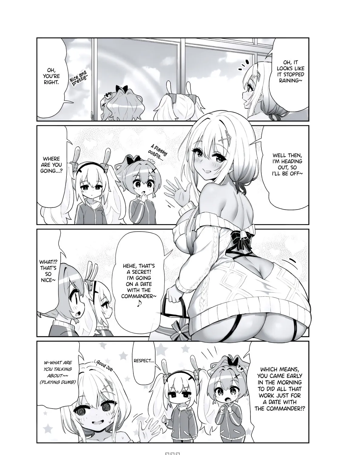 Azur Lane 4-koma: Slow Ahead! Chapter 102.1 page 7 - 