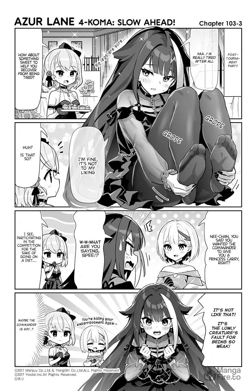 Azur Lane 4-koma: Slow Ahead! Chapter 103 page 3 - 