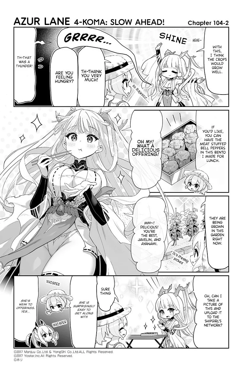Azur Lane 4-koma: Slow Ahead! Chapter 104 page 2 - 