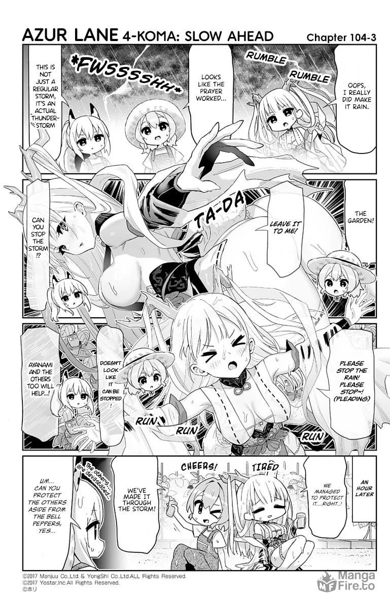 Azur Lane 4-koma: Slow Ahead! Chapter 104 page 3 - 