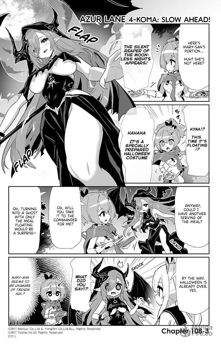 Azur Lane 4-koma: Slow Ahead! Chapter 108 page 3 - 