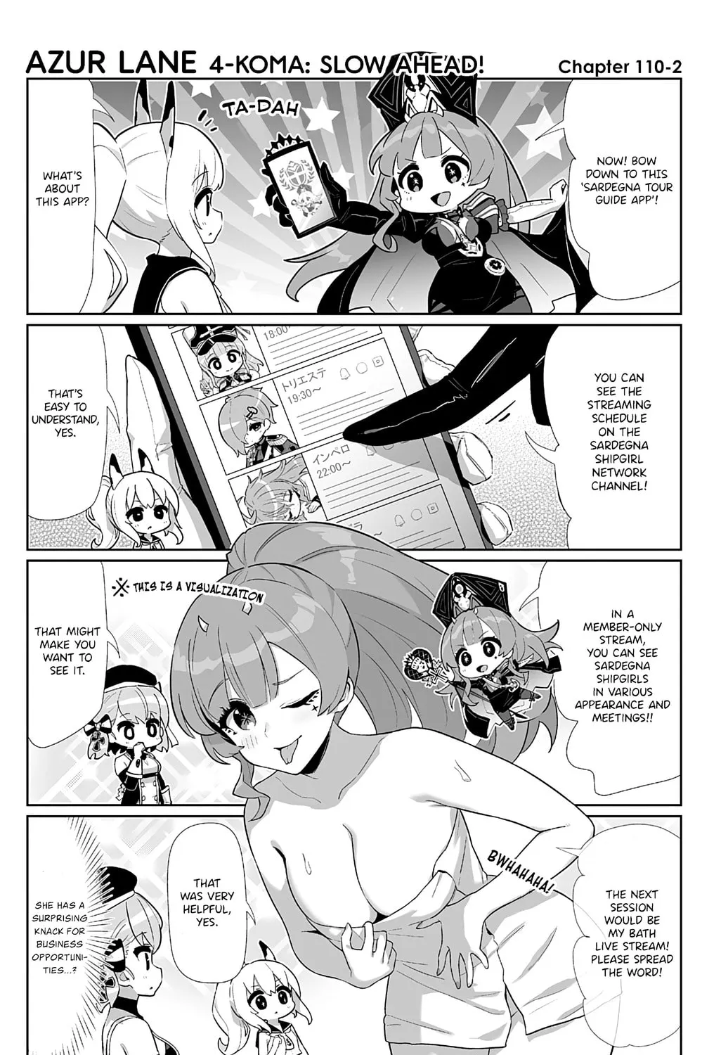 Azur Lane 4-koma: Slow Ahead! Chapter 110 page 3 - 