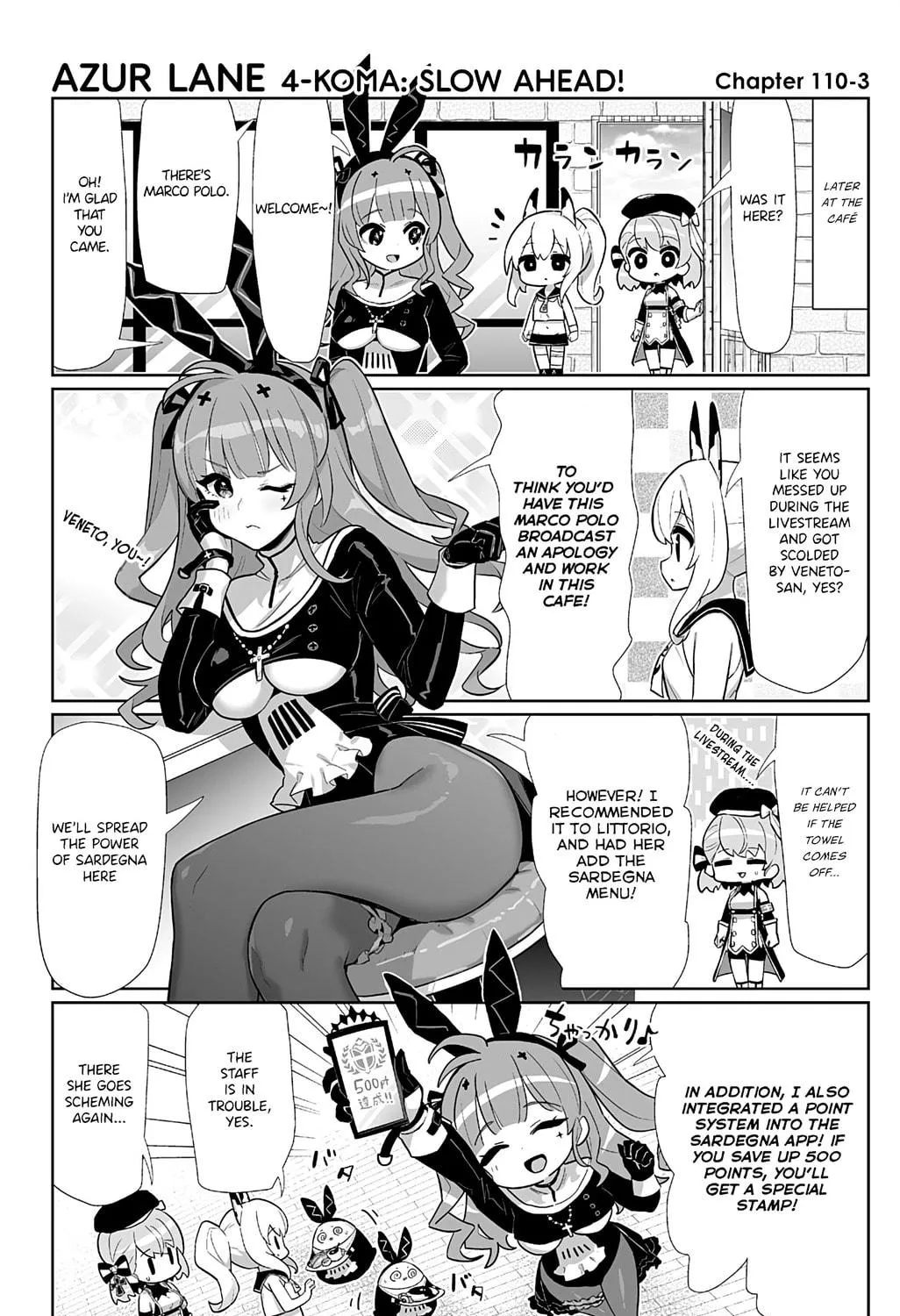 Azur Lane 4-koma: Slow Ahead! Chapter 110 page 5 - 