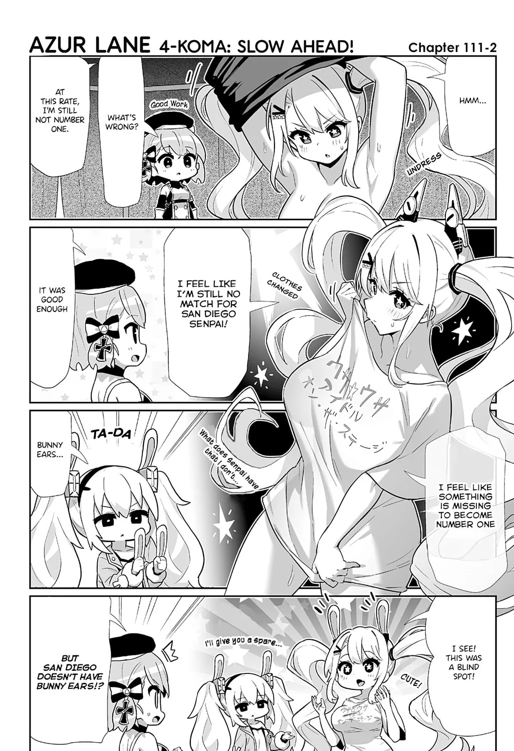 Azur Lane 4-koma: Slow Ahead! Chapter 111 page 3 - 