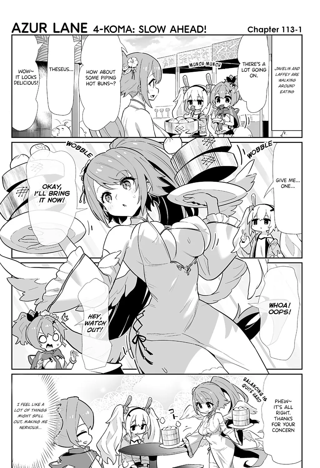 Azur Lane 4-koma: Slow Ahead! Chapter 113 page 1 - 