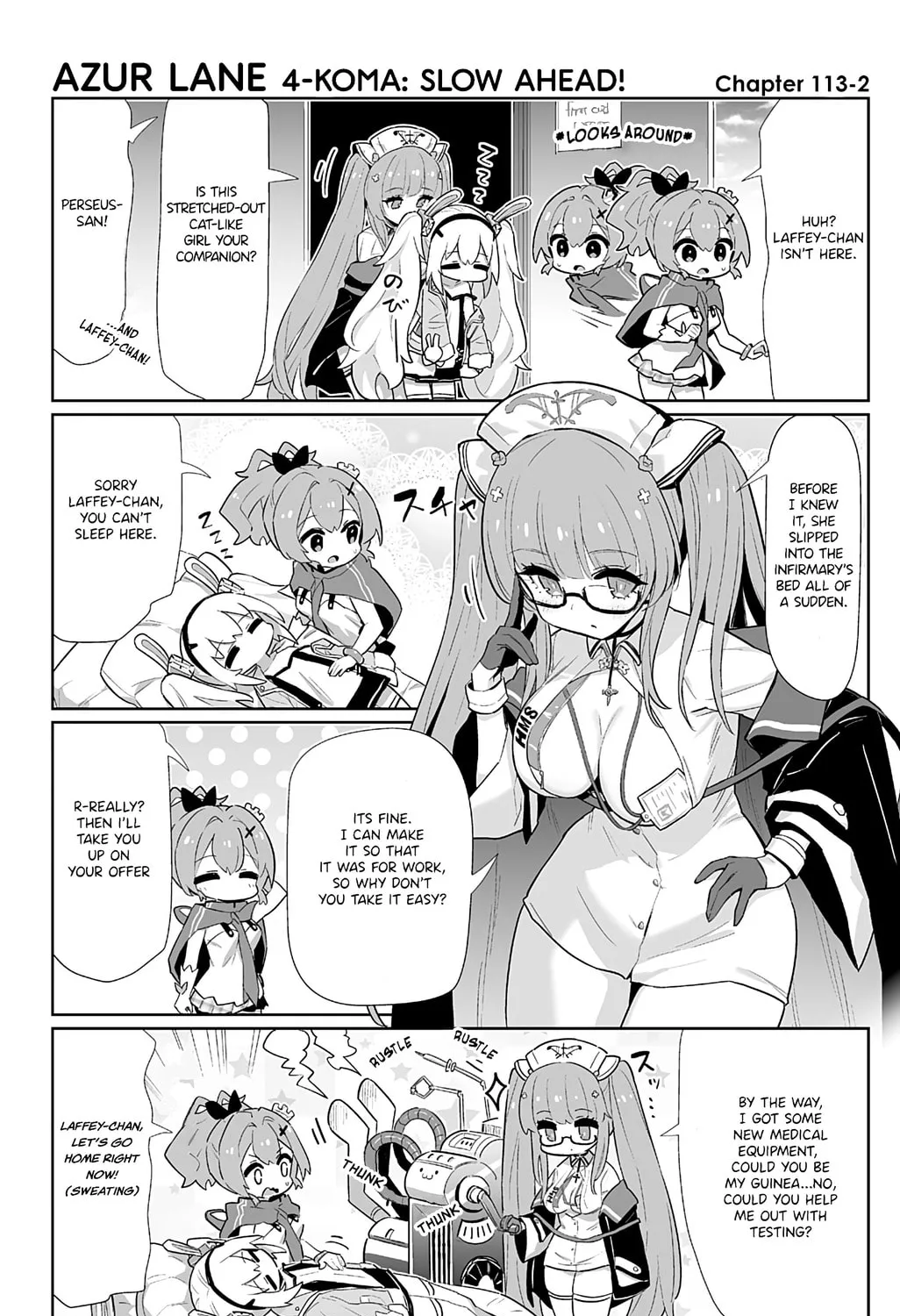 Azur Lane 4-koma: Slow Ahead! Chapter 113 page 3 - 