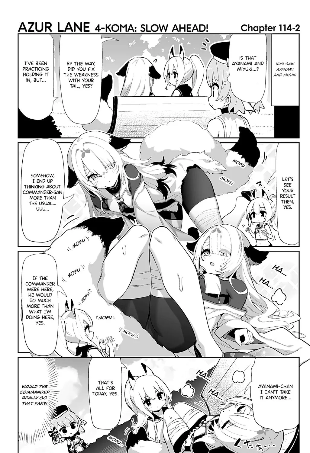 Azur Lane 4-koma: Slow Ahead! Chapter 114 page 3 - 
