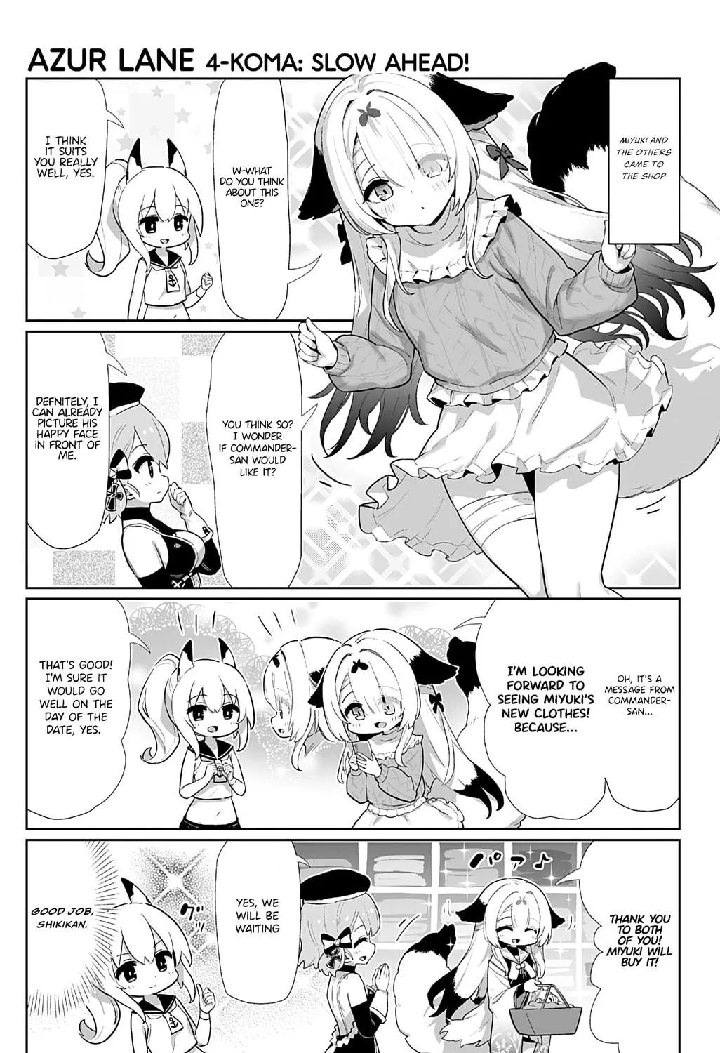Azur Lane 4-koma: Slow Ahead! Chapter 114 page 5 - 