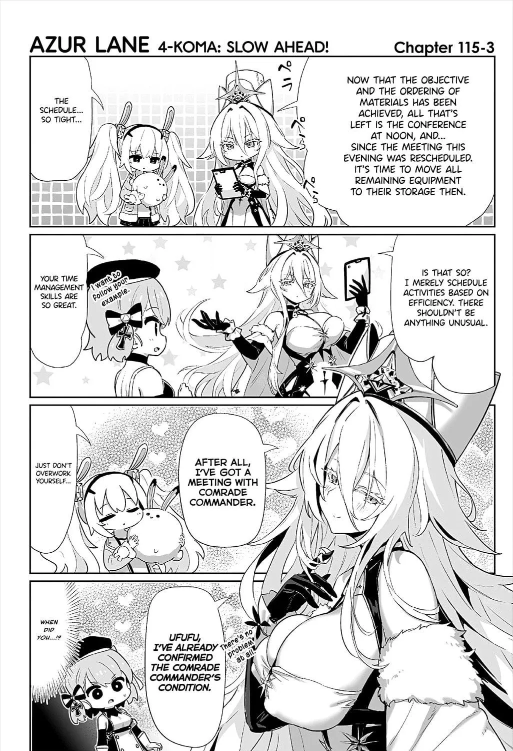 Azur Lane 4-koma: Slow Ahead! Chapter 115 page 5 - 