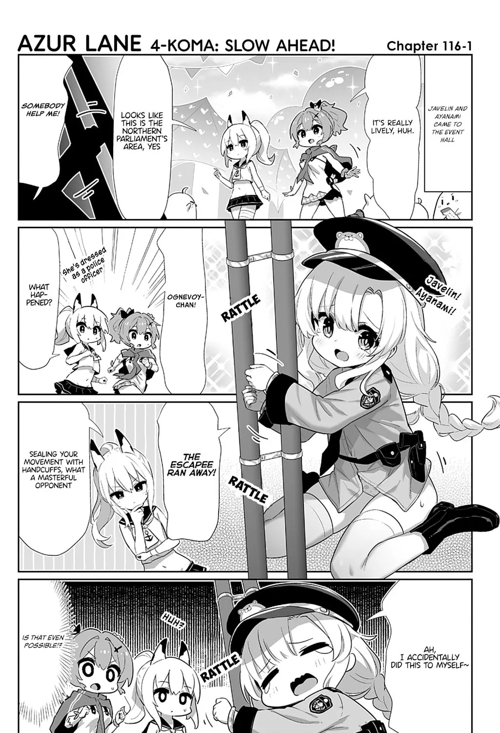 Azur Lane 4-koma: Slow Ahead! Chapter 116 page 1 - 