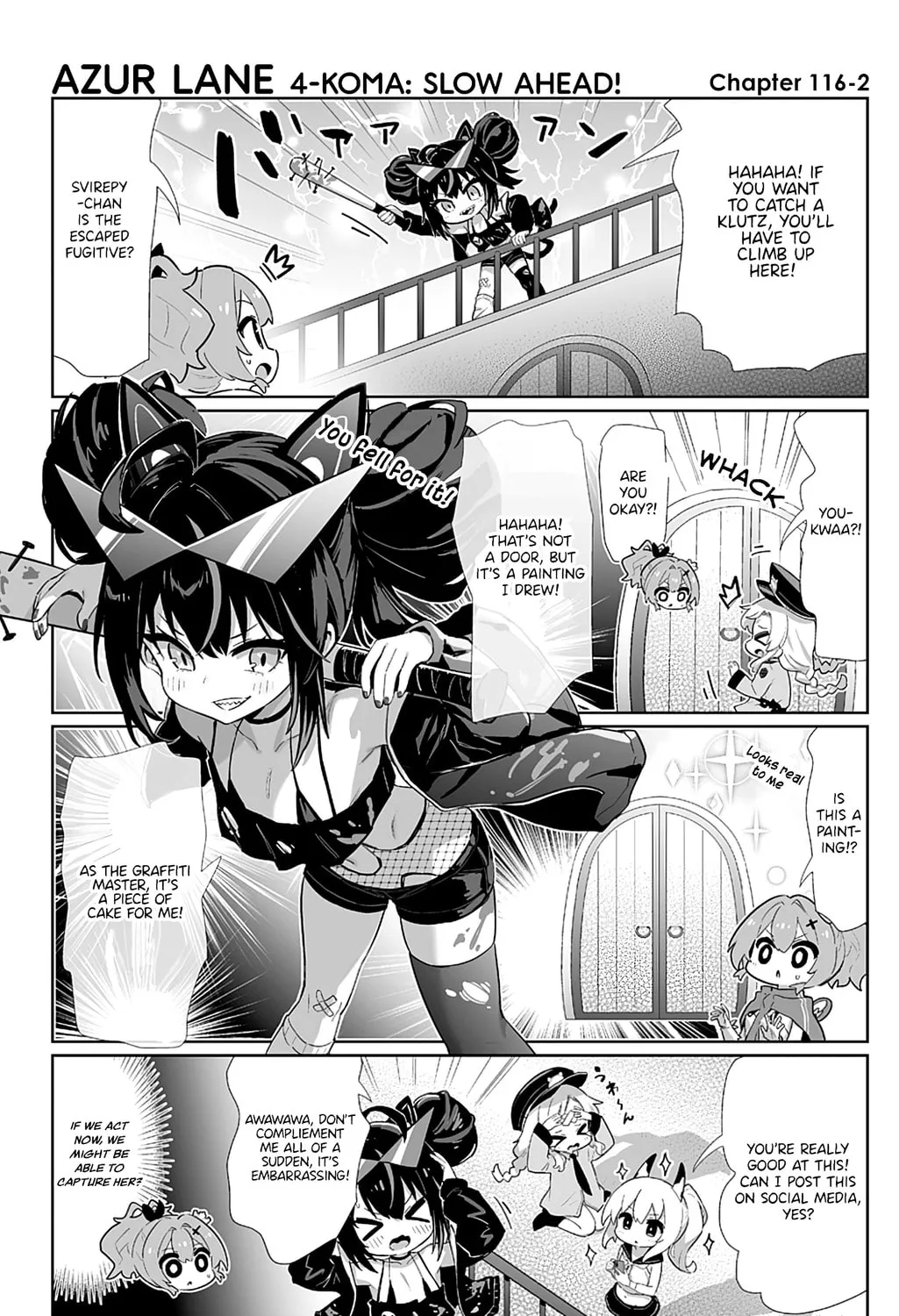 Azur Lane 4-koma: Slow Ahead! Chapter 116 page 3 - 